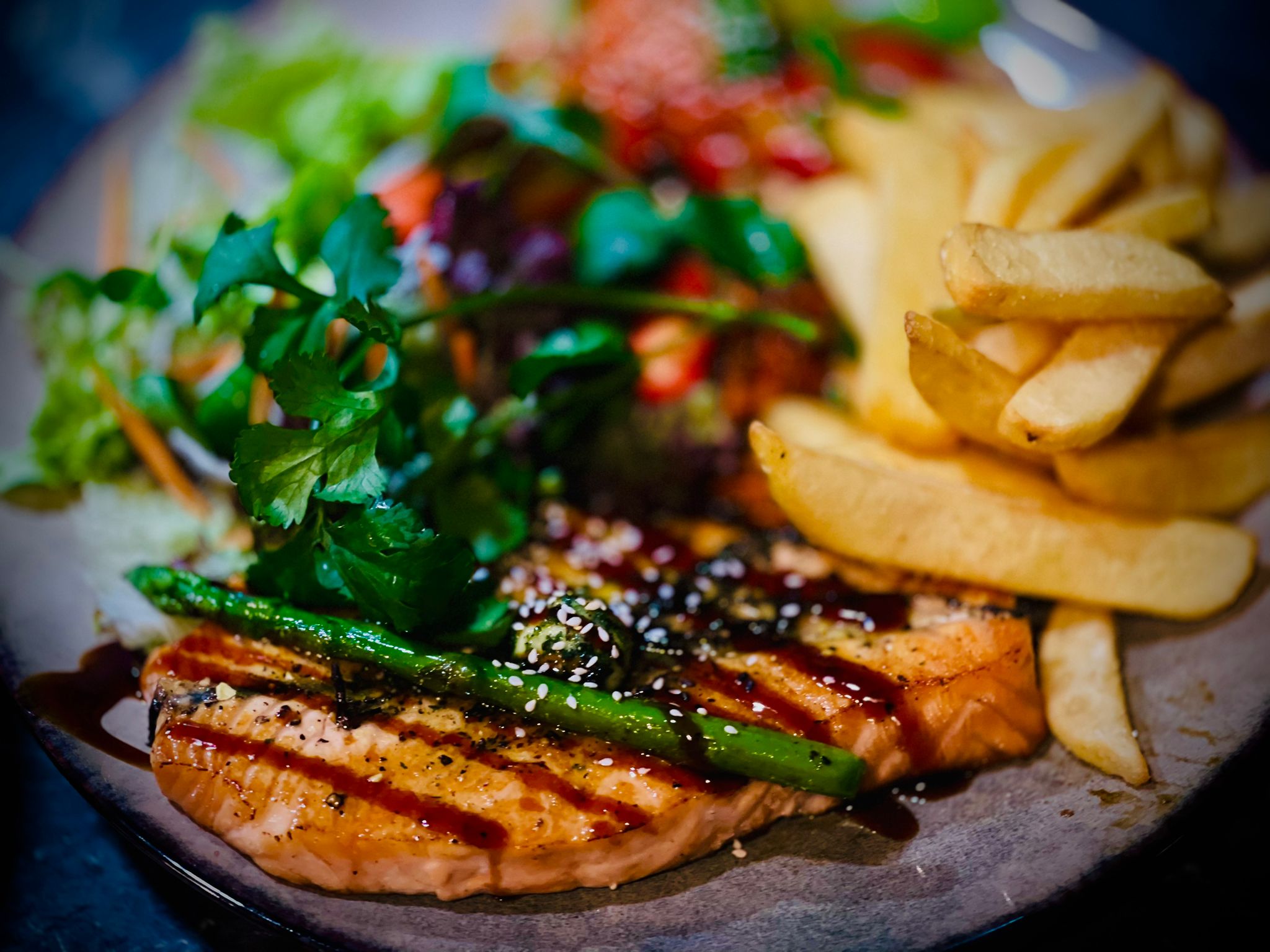 Tuna BBQ  (medium gegrillte Thunfischfillet)